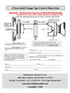 M2-7 2 piece measure sheet for driveshafts