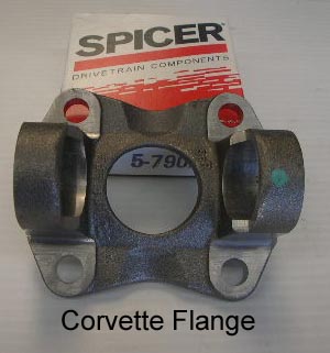 corvette axles flange yoke