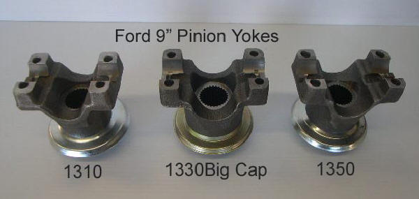 Ford 9 inch pinion yokes