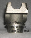 Inside lock pinion yoke with no tabs